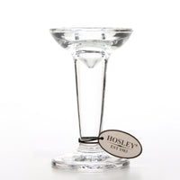 HOSLEY®  Glass Taper Candle Holders, Set of 3, 5.1 inches High each