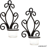 HOSLEY®  Iron Wall  Sconces, Set of 2 , 7.68 Inches High