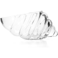 HOSLEY® Glass Shell Vase , 8 Inches Long