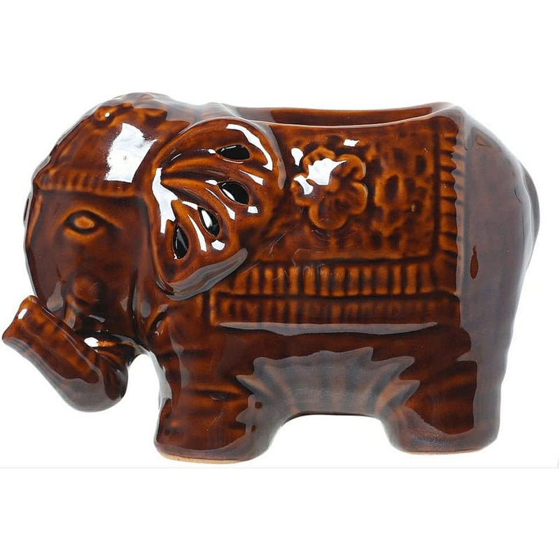 HOSLEY® Ceramic Oil Warmers, Elephant,   6 Inches Long