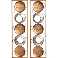 HOSLEY® Metal  Wall Decor, Set of 2 , 35 Inches High