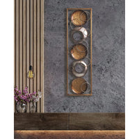 HOSLEY® Metal  Wall Decor, Set of 2 , 35 Inches High