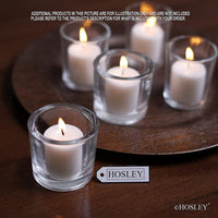 HOSLEY®  White Unscented Votive Candle,  72 pack