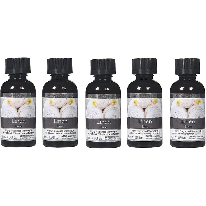 Premium Premium Linen Highly Scented Warming Oils for Aromatherapy Meditation, Yoga, Spa Highly Scented Fragrance Oils for Home 55 ml Bottles Pack of 3