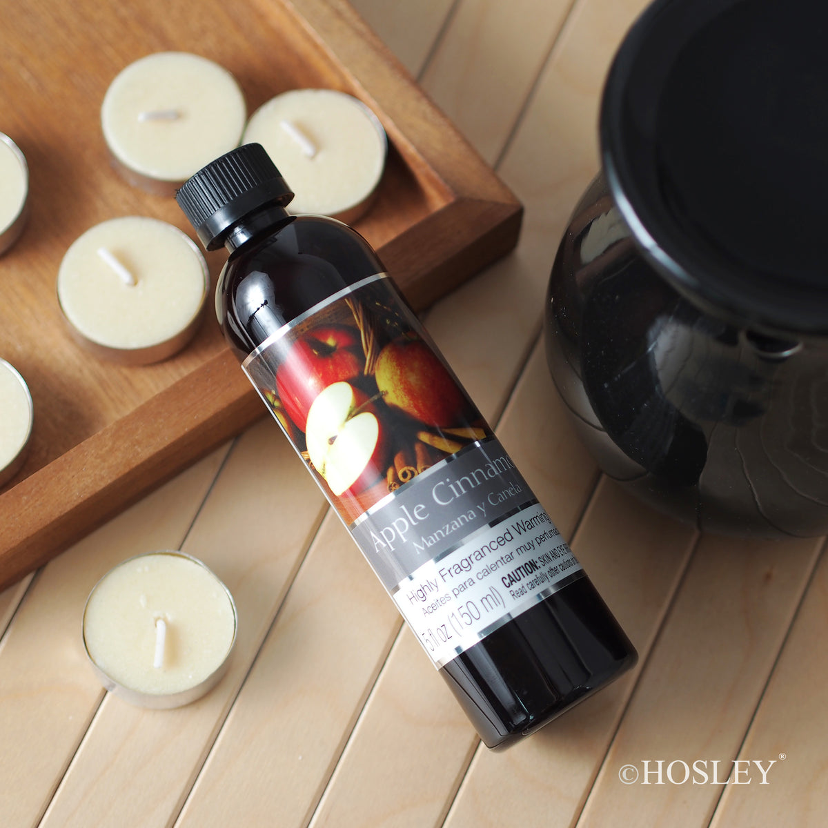 HOSLEY® Apple Cinnamon Fragrance Warming Oil, Set of 2,  5oz Each