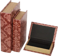 Memory Book Boxes, Red color, Set of 3, 12" 10", 8" High,   Bulk Pack 180 sets