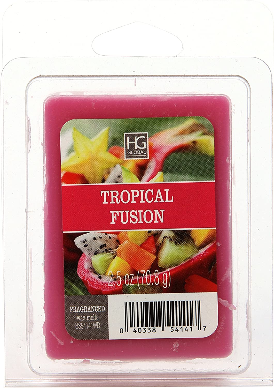 Tropical Fusion Wax Melts- 2.5 oz. Hand Poured Wax Infused with Essential Oils. Ideal for Weddings, Spa, Reiki, Meditation Settings W1