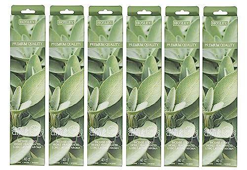 Sage & Citrus Fragrance Incense Stick Essential Oils Infusion for Long-Lasting Aromatherapy Bliss Holistic Relaxation in Every Box Pack of 240 Incense Stick