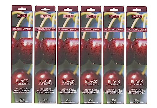 Black Cherry Fragrance Incense Sticks Essential Oils Infusion for Long-Lasting Aromatherapy Bliss Holistic Relaxation in Every Box Pack of 240 Incense Stick