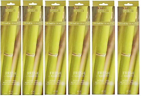 Fresh Bamboo Fragrance Incense Stick Essential Oils Infusion for Long-Lasting Aromatherapy Bliss Holistic Relaxation in Every Box Pack of 240 Incense Stick Pack of 6