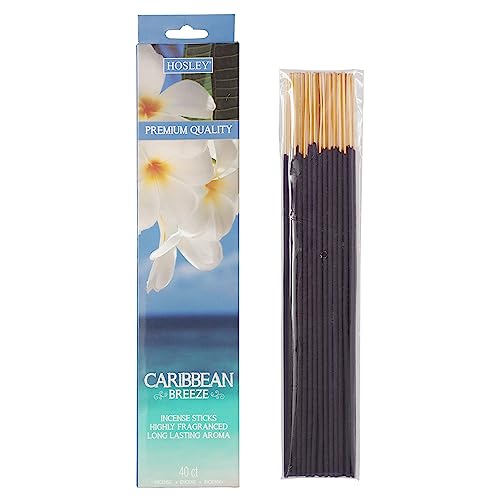 Caribbean Breeze Incense Sticks 240 Pack of Fragrance Sticks Infused with Essential Oils Long-Lasting Aroma for Home, Meditation, and Relaxation Natural Scented Sticks for Aromatherapy