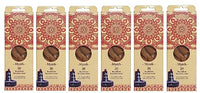 Backflow Myrrh Fragrance Incense Cones Infused with Essential Oils for Tranquil Bliss and Aromatic Elegance Pack of 120 Incense Cones 6 Pack