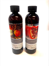 Set of 2 Assorted Fragrance Warming Oils 5oz Each-Spiced Pomegranate & Apple Cinnamon. Ideal for Spa Meditation Bathroom Wellness Gift