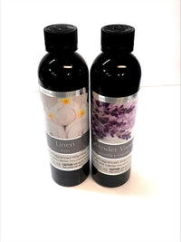 Set of 2 Assorted Fragrance Warming Oils 5oz Each-Lavender Vanilla & Linen. Ideal for Spa Meditation Bathroom Wellness Gift