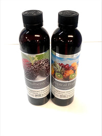 Set of 2 Assorted Fragrance Warming Oils 5oz Each-Mulberry & Tropical Fruit. Ideal for Spa Meditation Bathroom Wellness Gift