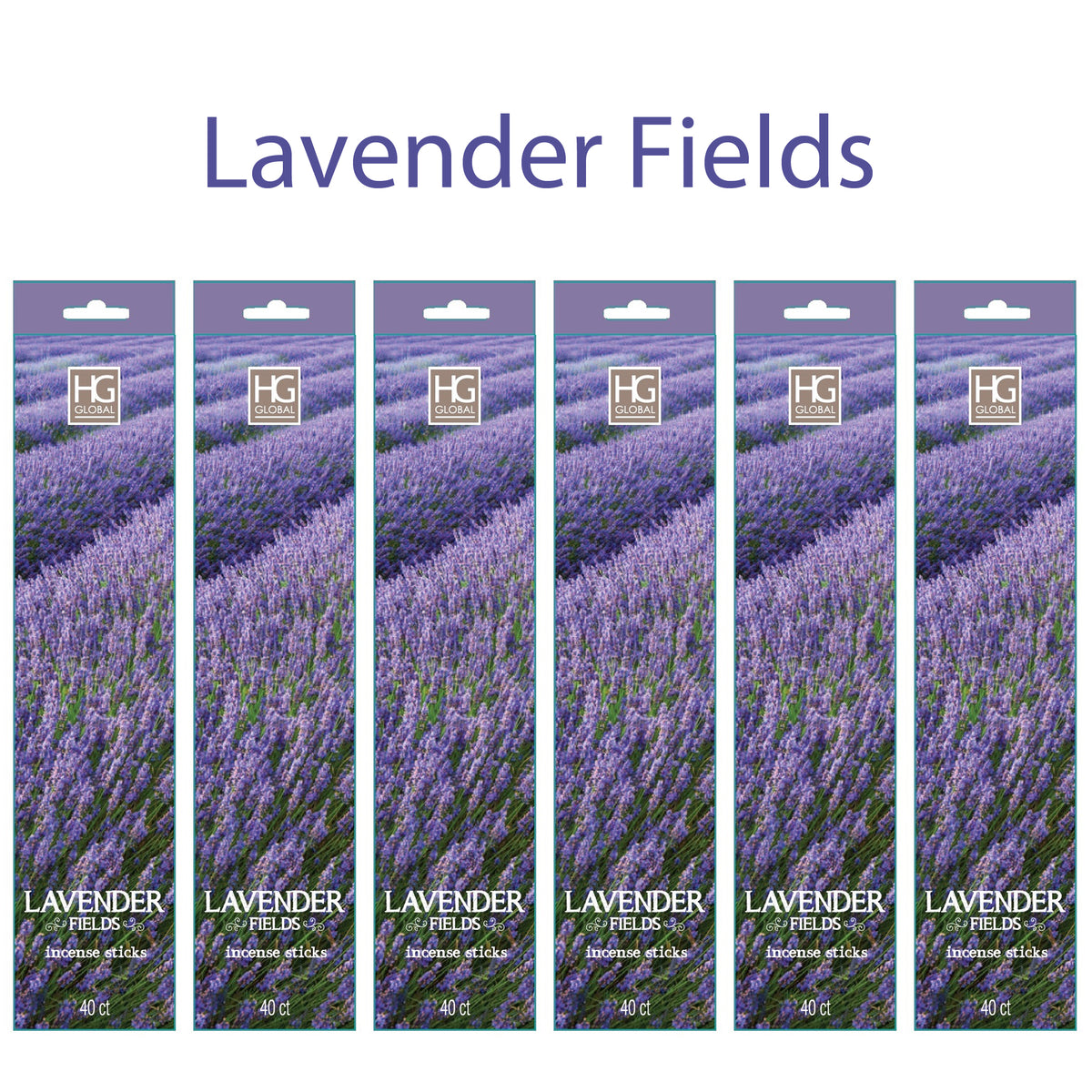 120 Pack of Lavender Fields Fragrance Incense Sticks. Infused with Essential Oils. Ideal for Home Spa Meditation and Aromatherapy. O6