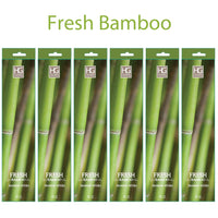 120 Pack of Fresh Bamboo Fragrance Incense Sticks Infused with Essential Oils Ideal for Home Spa Meditation and Aromatherapy O9