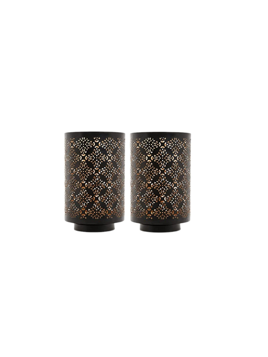 Set of 2 Diamond Cut Candle Holders Elegant 8 Inch Height Stands for Timeless Ambiance and Versatile Styling Dazzle Your Decor