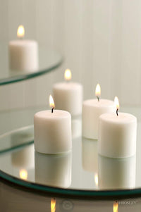 Unscented Votive Candles, White Color, Set of 360