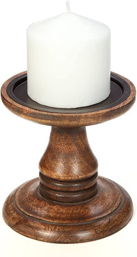 Unscented Pillar Candles Set of 16, 3 inches D x 3 inches H each