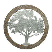 ® Farmhouse Wall Decor Tree of Life 20’’ Diameter Pack of 2 for Rustic Home Ambiance and Symmetrical Styling Rooted Elegance