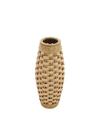 Natural weaving  Floor Vase,   Brown,  24 Inches High