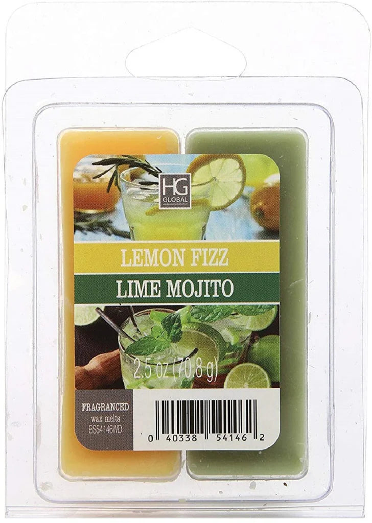 Dual Pack Lemon Fizz/Lime Mojito Wax Melts