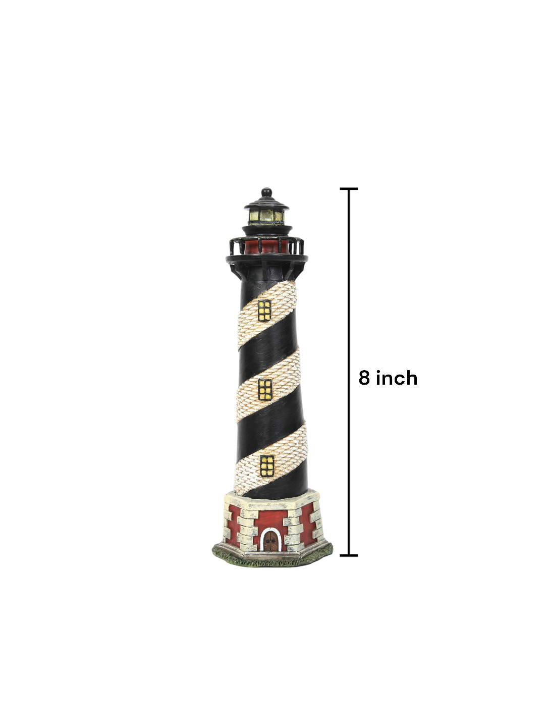 Tabletop Resin Lighthouse Statues Decor 8 Inch High Ideal for Farmhouse Decor Wedding Home Party Favor Spa Reiki Meditation Bathroom Teacher Appreciation Gift