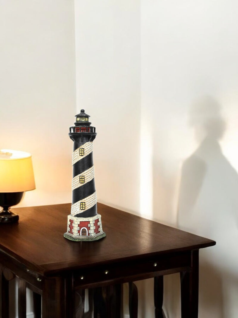 Tabletop Resin Lighthouse Statues Decor 8 Inch High Ideal for Farmhouse Decor Wedding Home Party Favor Spa Reiki Meditation Bathroom Teacher Appreciation Gift