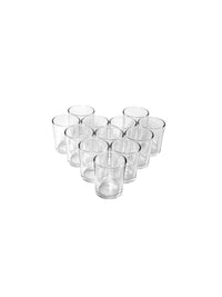 Glass Clear Votive / Tealight Holders, Set of 12