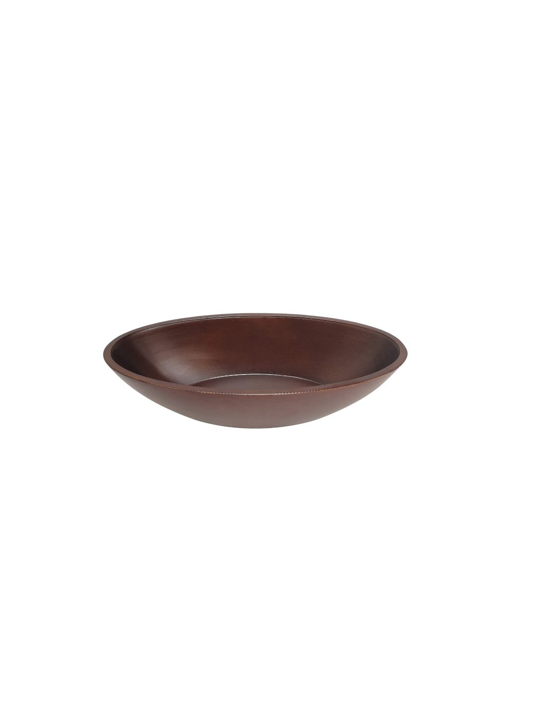 Dark Brown Wood Oval Bowl 14 and a Half Inches Long Ideal Gift for Weddings Spa Reiki Decor Home Office Settings for Use with Dry Potpourri or Decorative Orbs O4