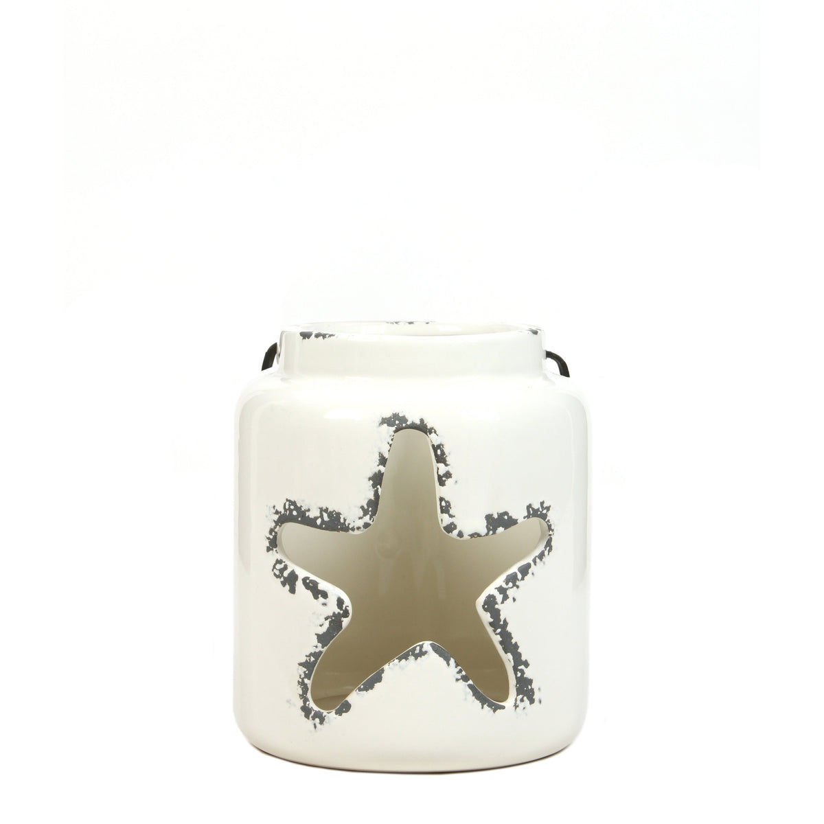 Ceramic Tealight Candle Holder, 5.5 inches High