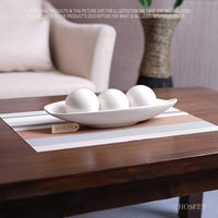 Decorative Bowl and Orb Set. Ideal GIFT for Weddings Special Occasions and for Decorative Centerpiece in Your Living Dining Room O3 (Crackle Ivory)