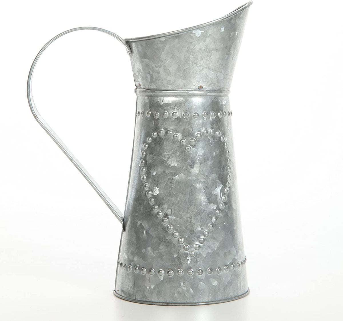 HOSLEY??Iron Galvanized  Pitcher, 9.25 inches High