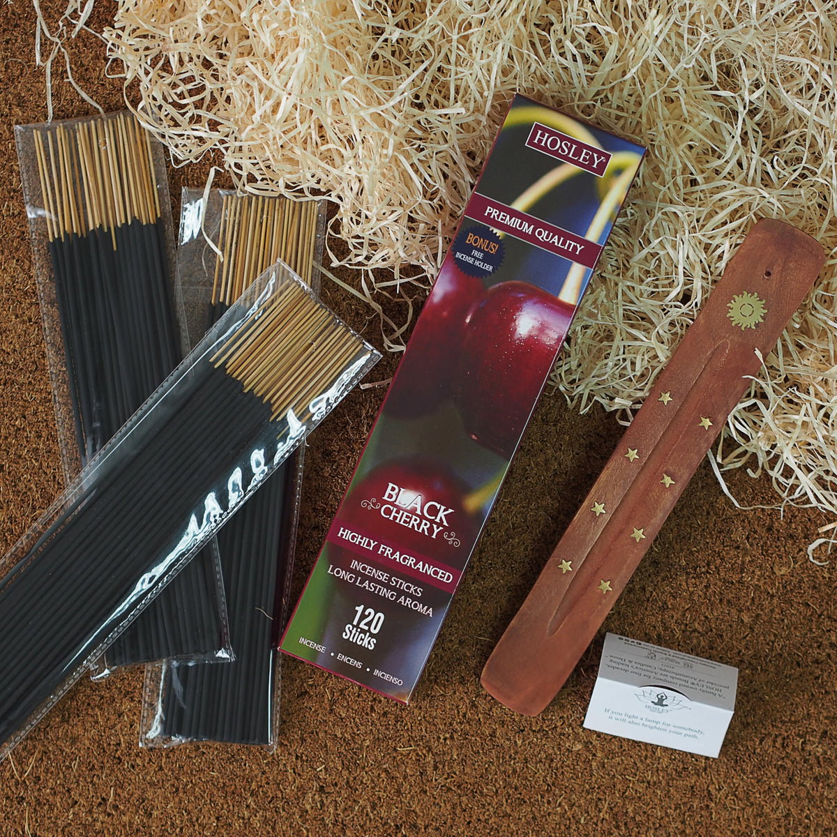 Enhance Your Space with A 120-Pack of Black Cherry Fragrance Incense Sticks (Black Cherry)