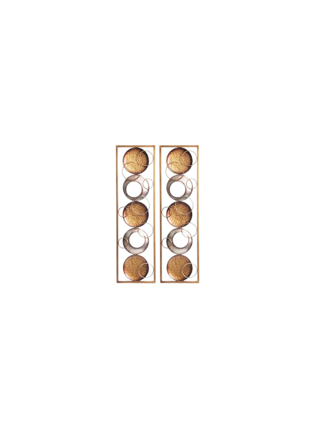 Metal  Wall Decor, Set of 2 , 35 Inches High