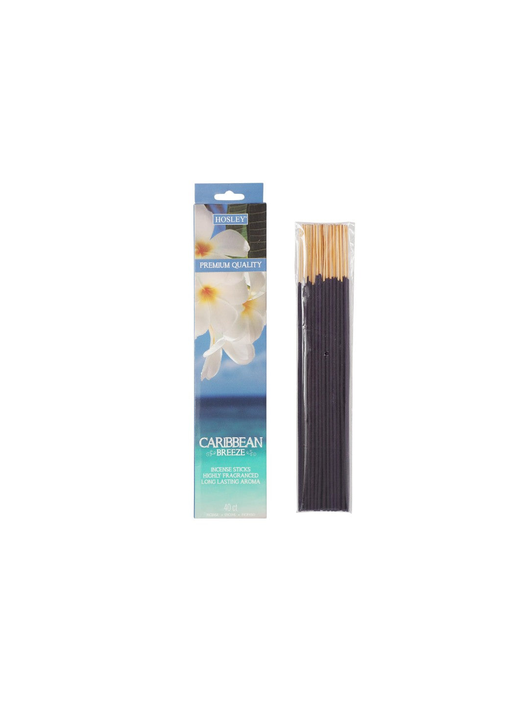 Caribbean Breeze Incense Sticks 240 Pack of Fragrance Sticks Infused with Essential Oils Long-Lasting Aroma for Home, Meditation, and Relaxation Natural Scented Sticks for Aromatherapy