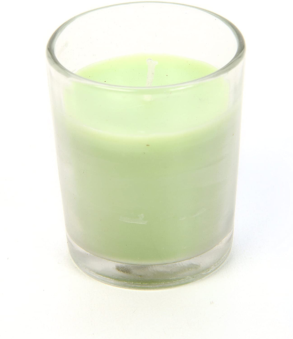 Glass Filled Fresh Bamboo Fragrance Votive Candles, Set of 8