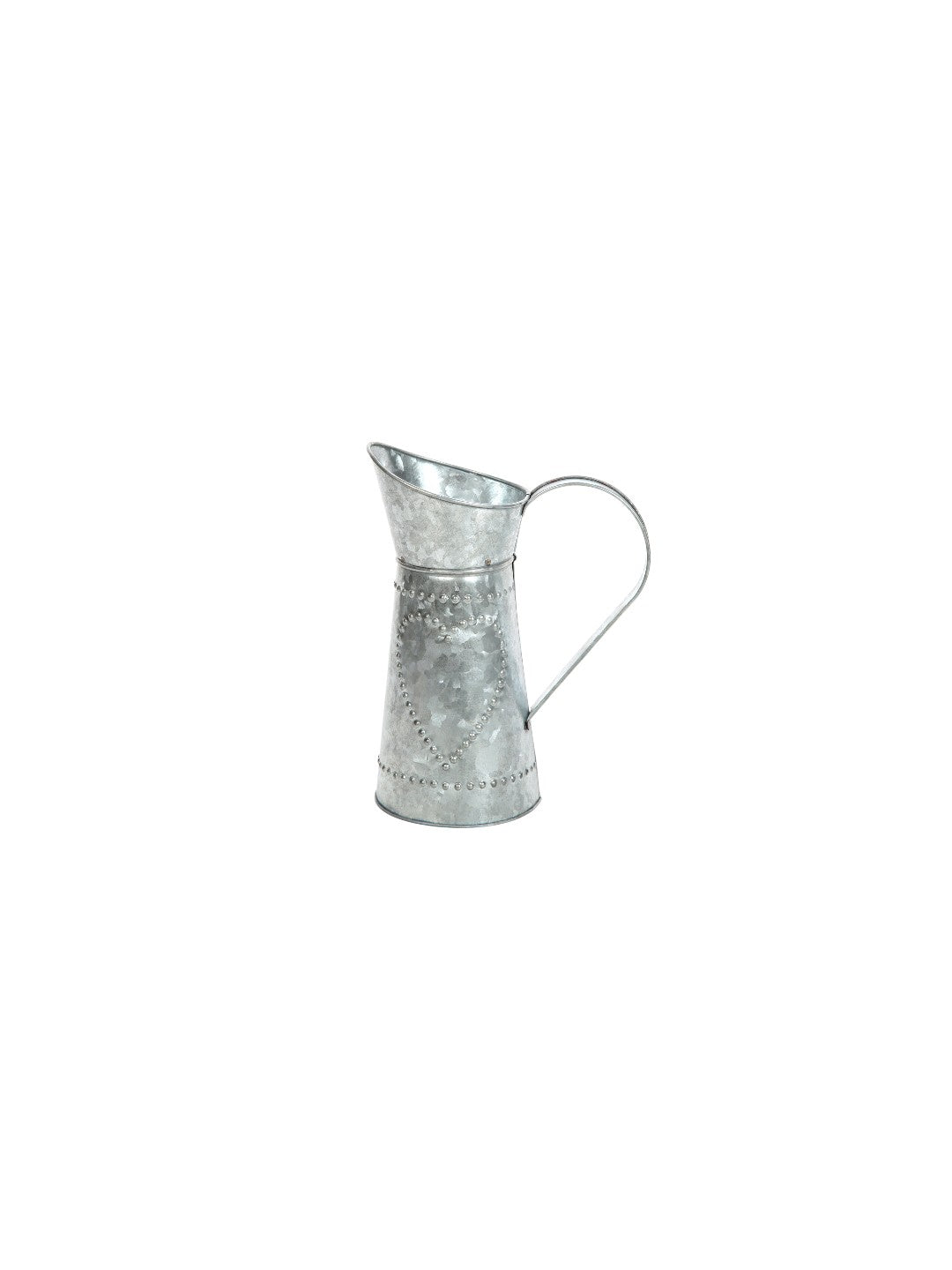 HOSLEY??Iron Galvanized  Pitcher, 9.25 inches High