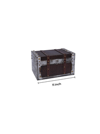 Wood Decorative Storage Box, 11 inches Long