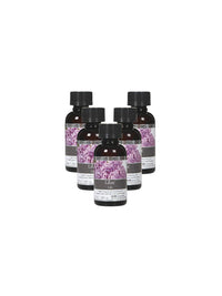 Lilac Highly Scented Fragrance Warming Oils, Box of 5, 55 ml 1.86oz ea. Ideal Gift for Weddings, spa, Reiki, Meditation, Bathroom Settings W1