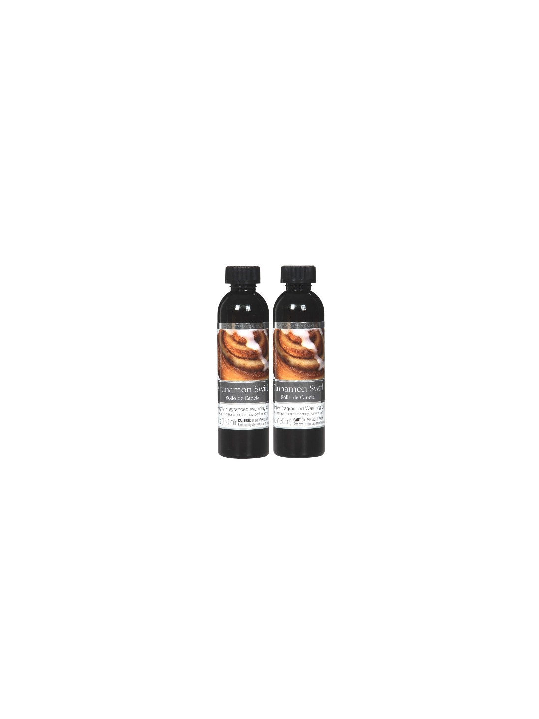 Set of 2 Cinnamon Swirl Fragrance Warming Oils 5 Ounce Ideal Gift for Weddings Spa Reiki Meditation Bathroom Settings P1