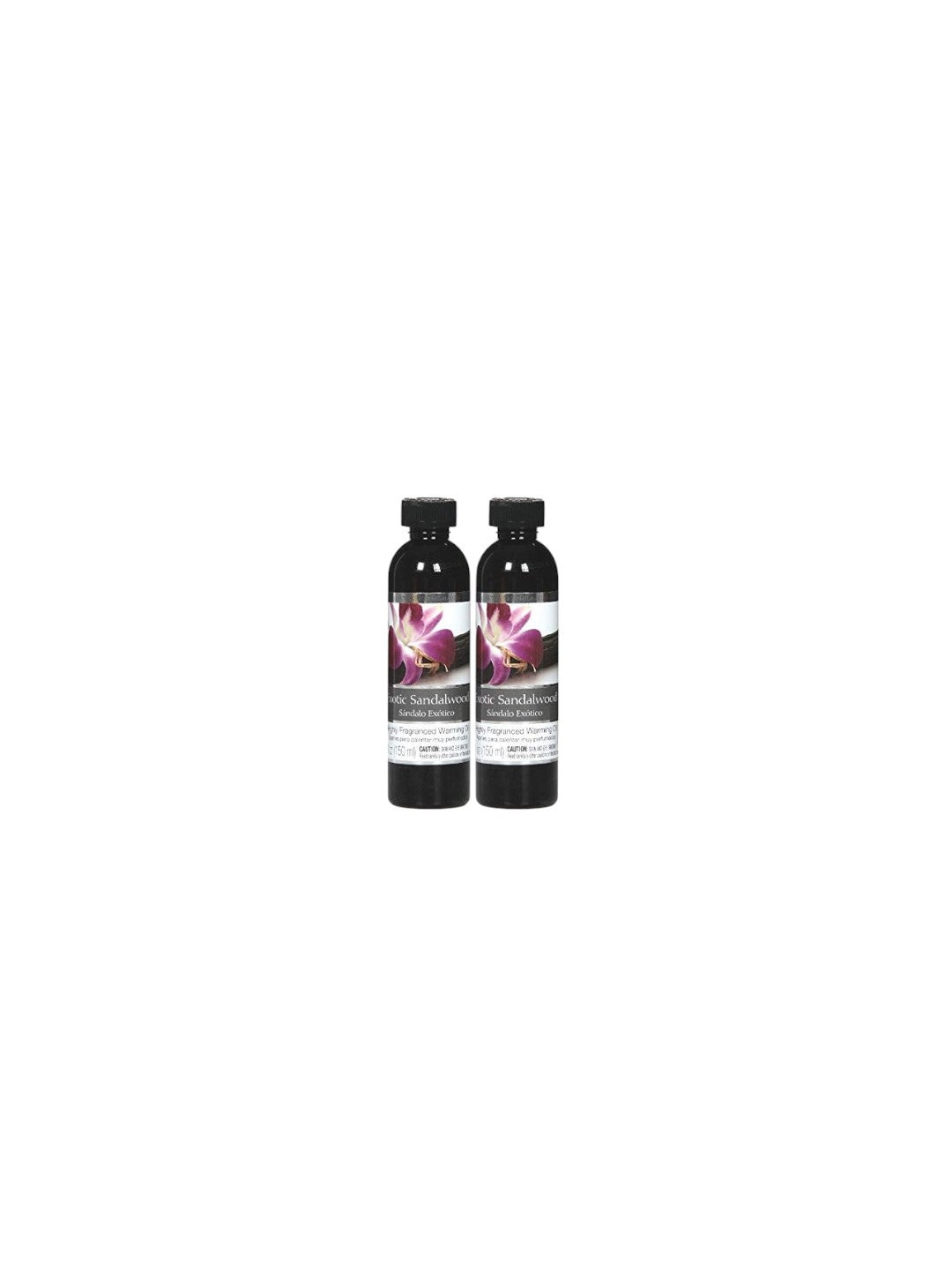 Set of 2 Exotic Sandalwood Fragrance Warming Oils 5 Ounce Ideal Gift for Weddings Spa Reiki Meditation Bathroom Settings P1