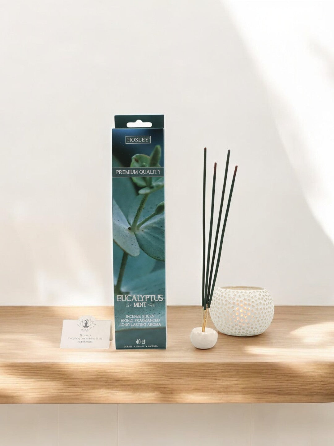 Eucalyptus Mint Fragrance Incense Stick Infused with Essential Oils for Long-Lasting Aromatherapy Bliss Holistic Relaxation in Every Box Pack of 240 Incense Stick Pack of 6