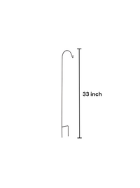 Iron Shepherd Hooks, Set of 4  , 33 inches High each,