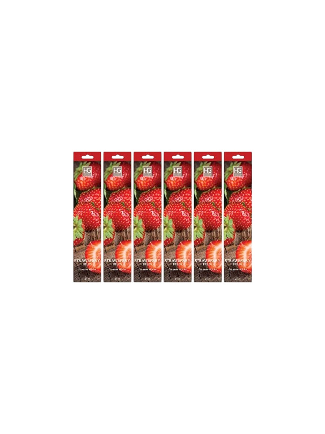 120 Pack of Strawberry Fragrance Incense Sticks Infused with Essential Oils Ideal for Home Spa Meditation and Aromatherapy W1