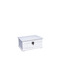 Wooden Keepsake Box | White