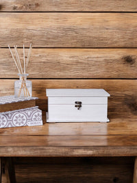 Wooden Keepsake Box | White