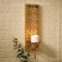 HOSLEY Metal Wall Sconce, Set of 2, 16.5 Inches High