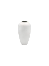 White Traditional Shape Metal Vases-11 High .Ideal Gift for Home Weddings Party Spa Meditation Home Office Reiki Meditation